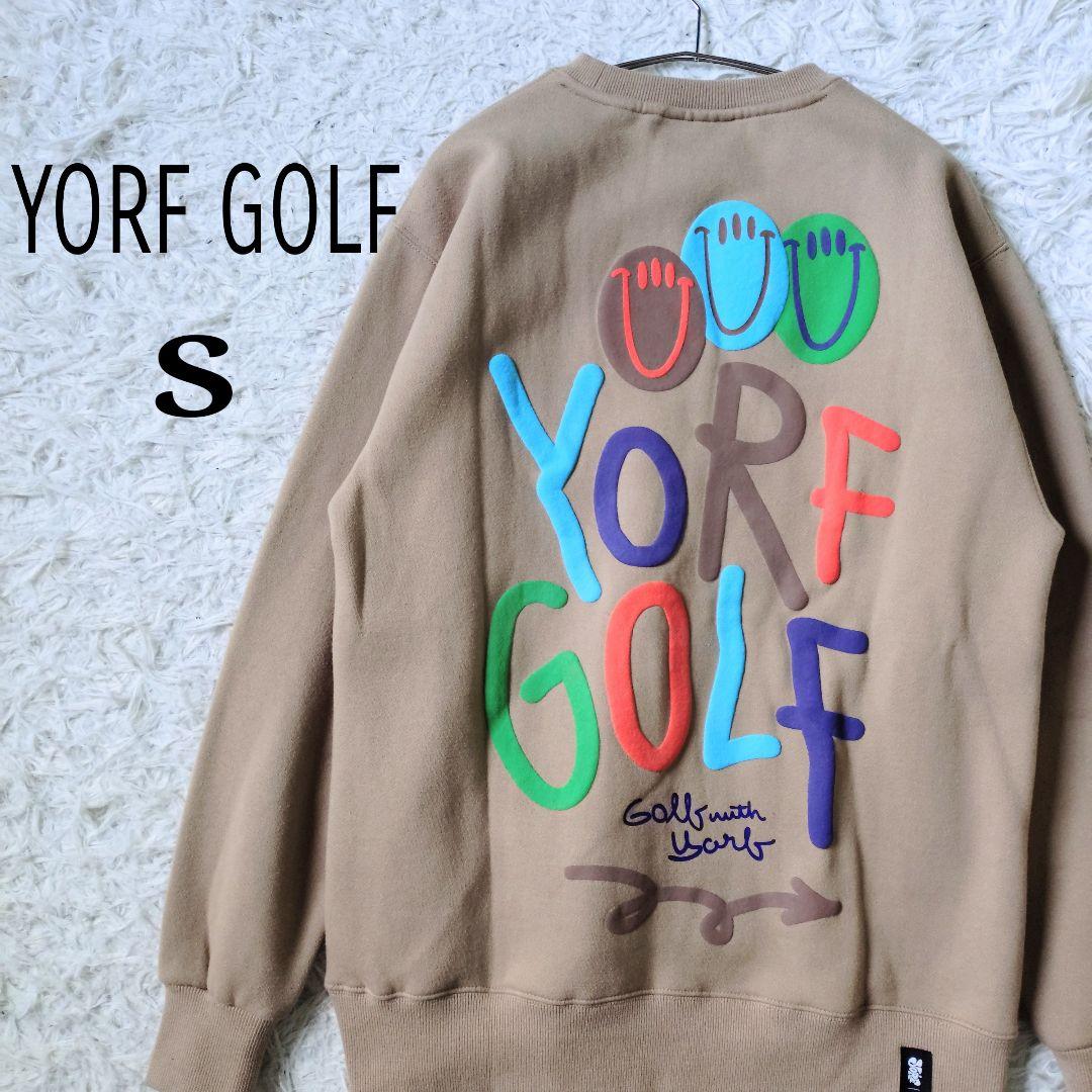 【タグ付き未使用品】YORF GOLF　UNISEX　トレーナー　ベージュ