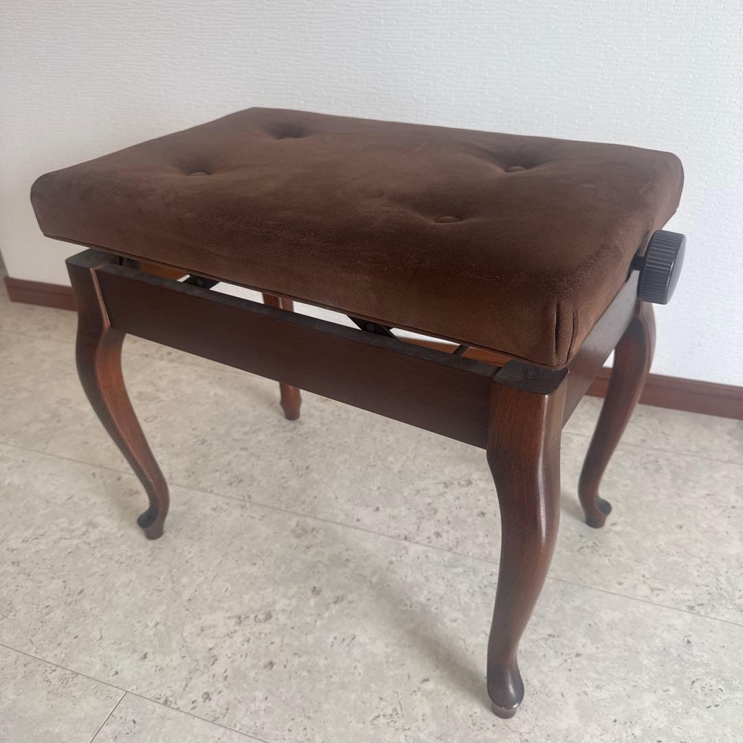 【極美品】ヤマハ純正 ピアノ椅子 猫脚 マホガニー 天然木 高級