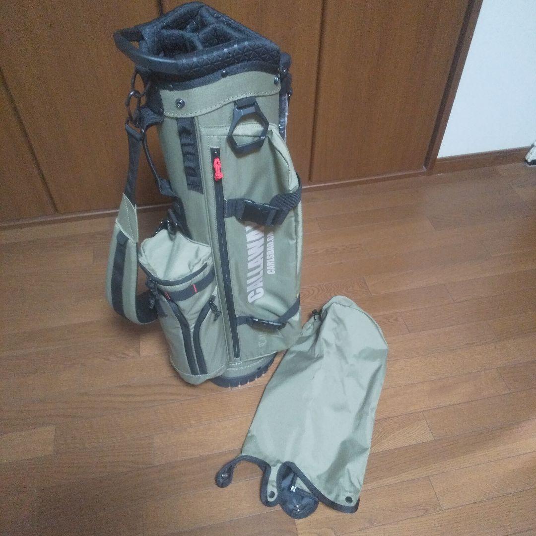 CALLAWAY レイドバックスタンドキャディバッグ カーキ色 カバー付き