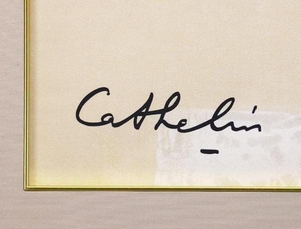 ベルナール・カトラン 「アネモネの花」 約20号 大作