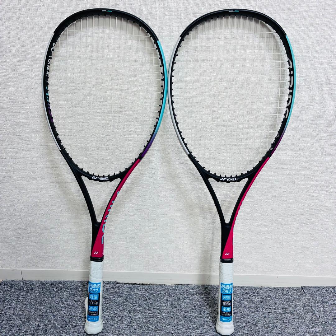 未使用YONEX AIRIDE エアライド　ソフトテニスラケット初心者向け2本2