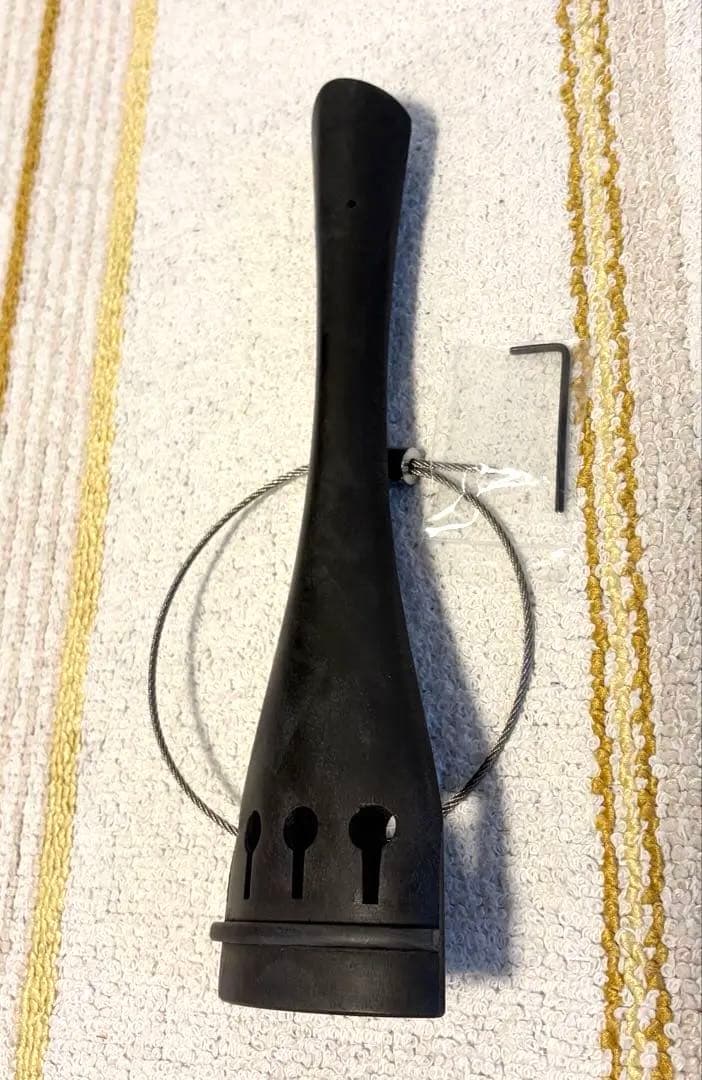 【新品】鈴木 コントラバス用 テールピース テールワイヤー付き