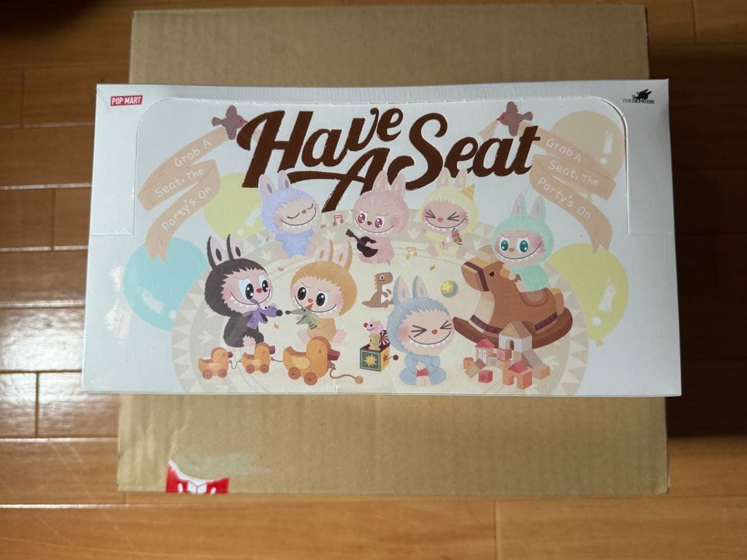 LABUBU POP MART Have A Seat ぬいぐるみセット1box