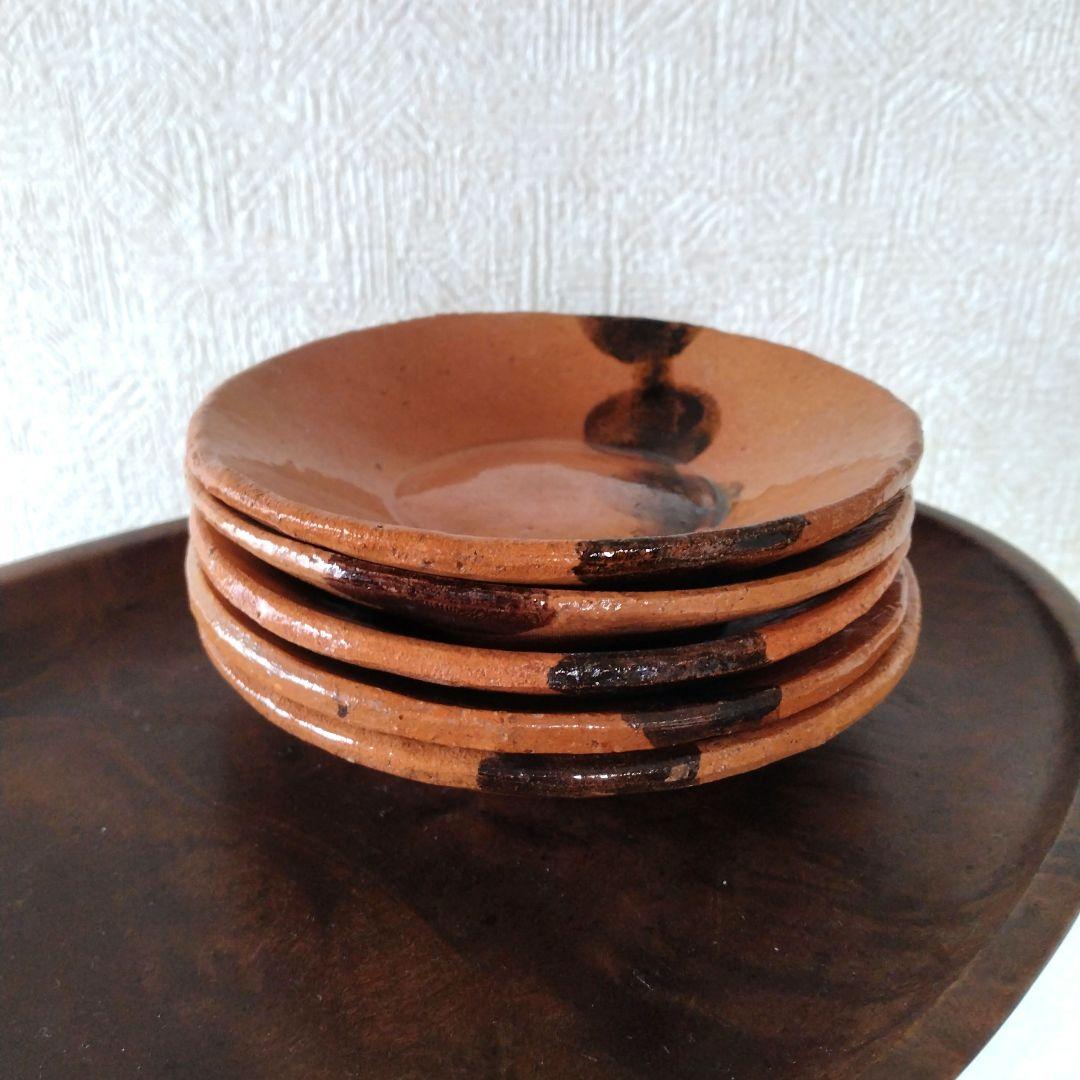 【6月セール！〜21日まで】　都をどり団子皿5枚セット永楽善五郎赤焼き