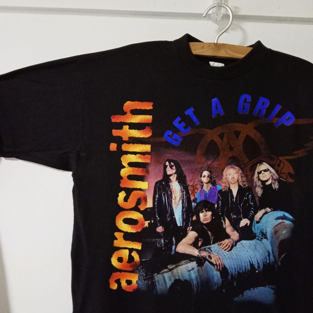 aerosmith GET A GRIP バンドTシャツ 黒AEROSMITH