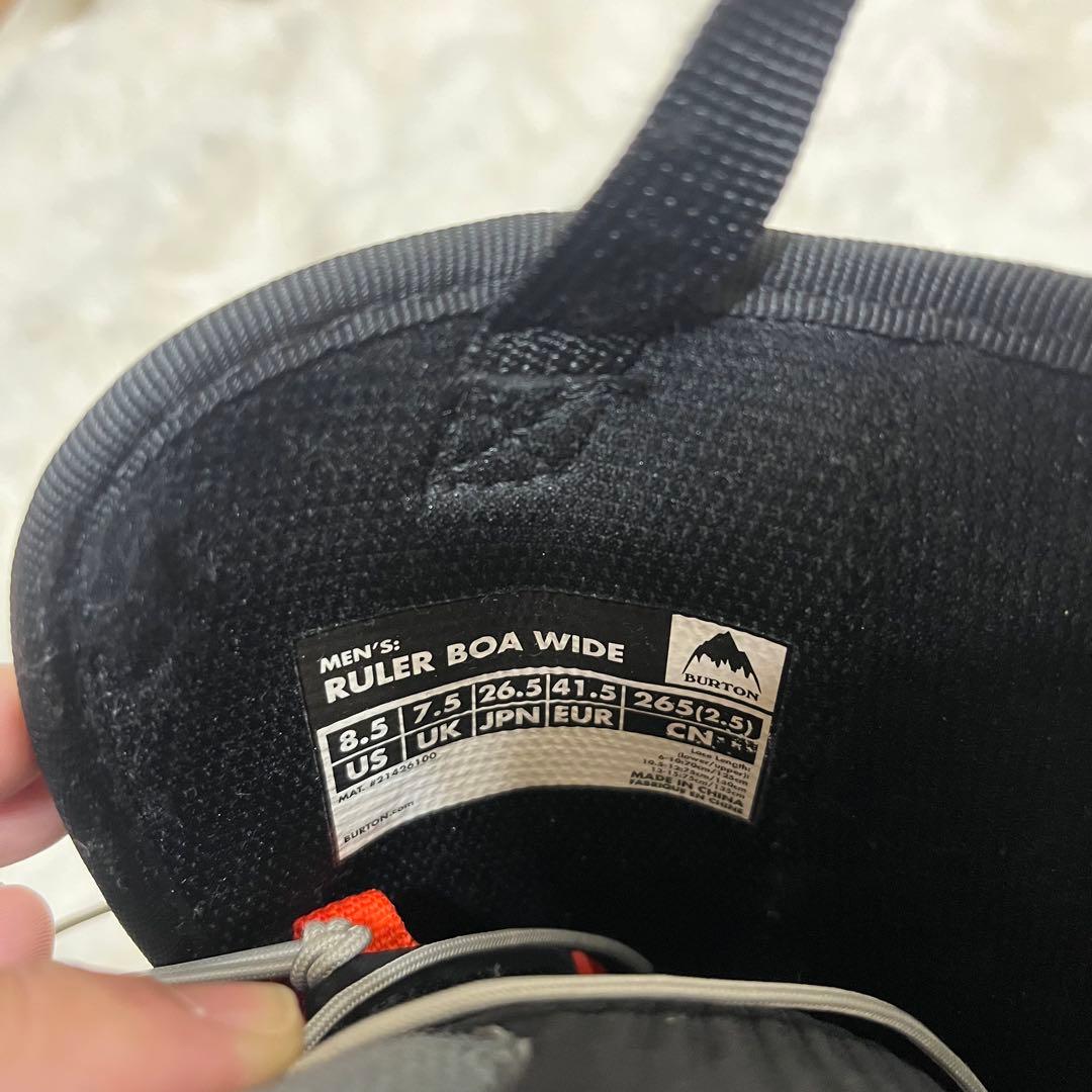 バートンBurtonブーツ Ruler wide BOA 26.5cm