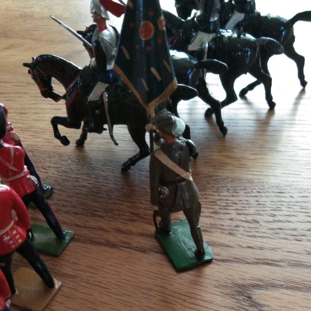 フィギュア　衛兵、騎馬兵9体