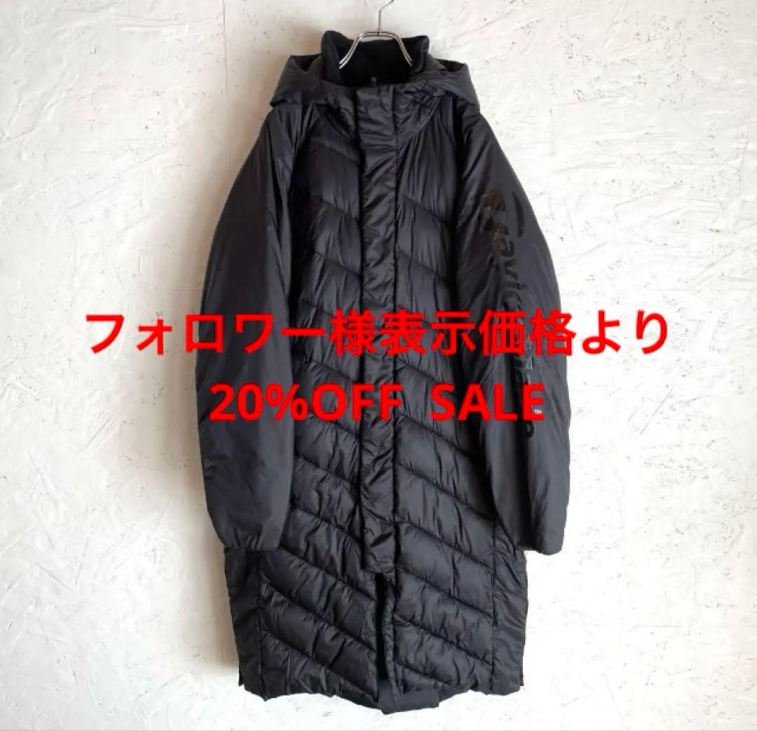 ゴルフウェア【TaylorMade】インサレーションコート　中綿ロングコート　黒