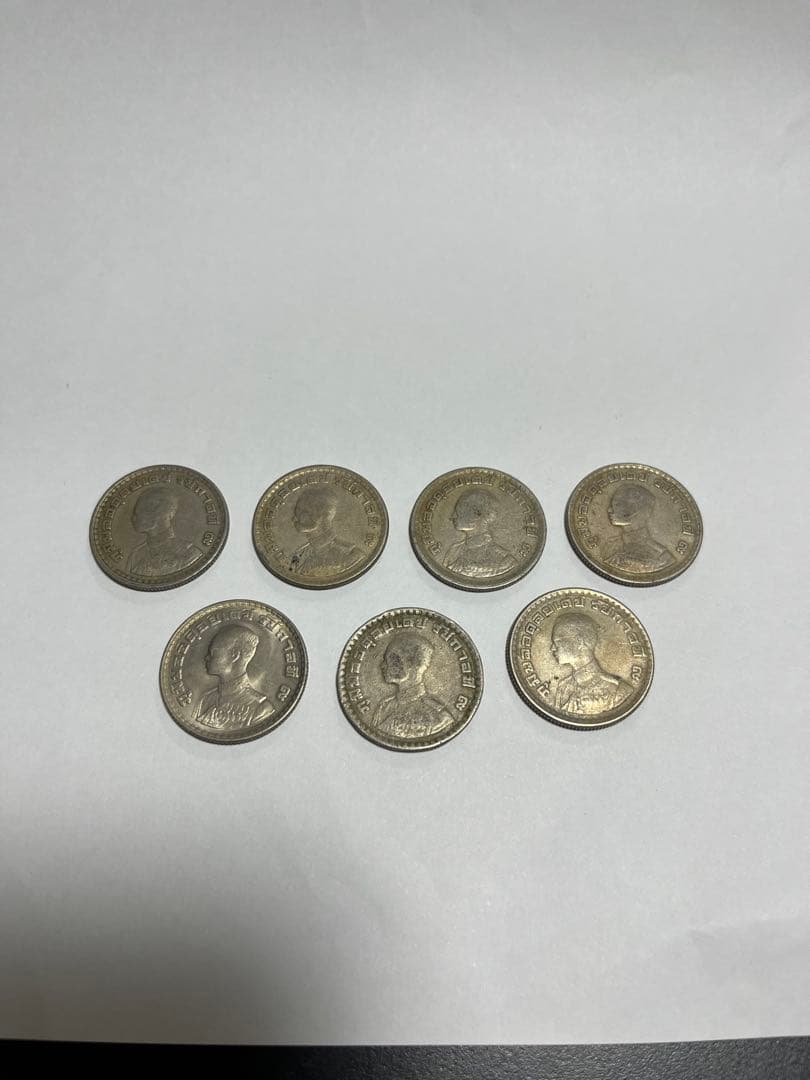 タイ 1バーツ ラーマ9世　7枚セット