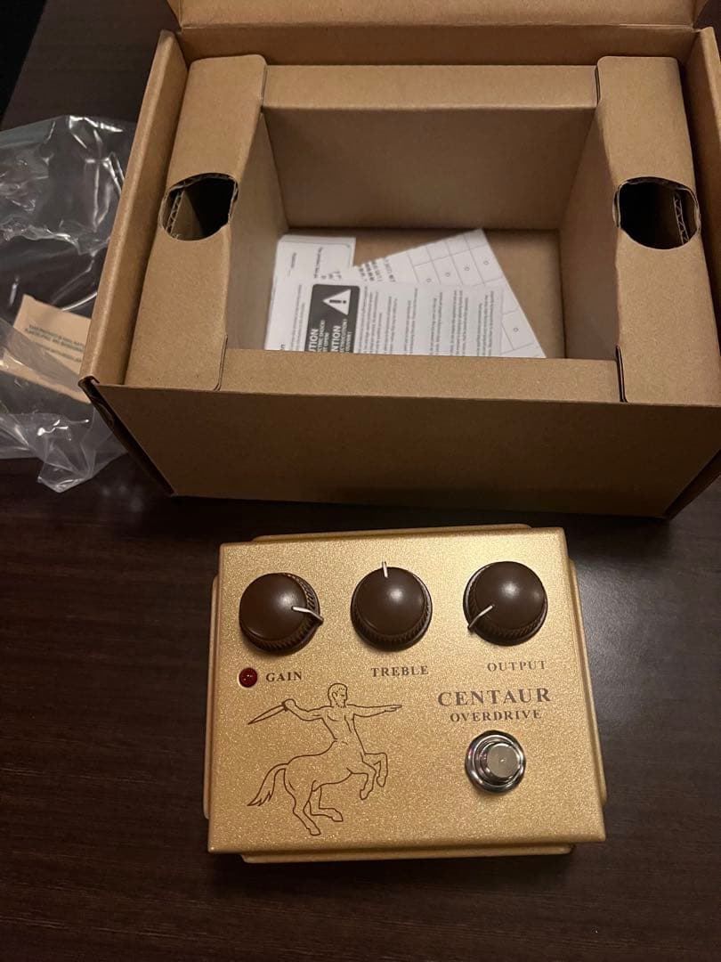 BEHRINGER CENTAUR OVERDRIVE 旧ロゴ 一度のみ使用