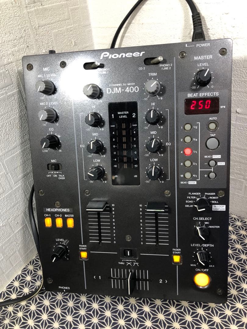 pioneer dj パイオニア　DJM-400 縦横フェーダーメンテナンス