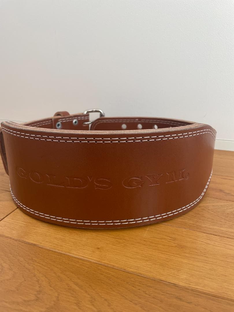 GOLD'S GYM ゴールドジム G3324プロレザーベルト Sサイズ