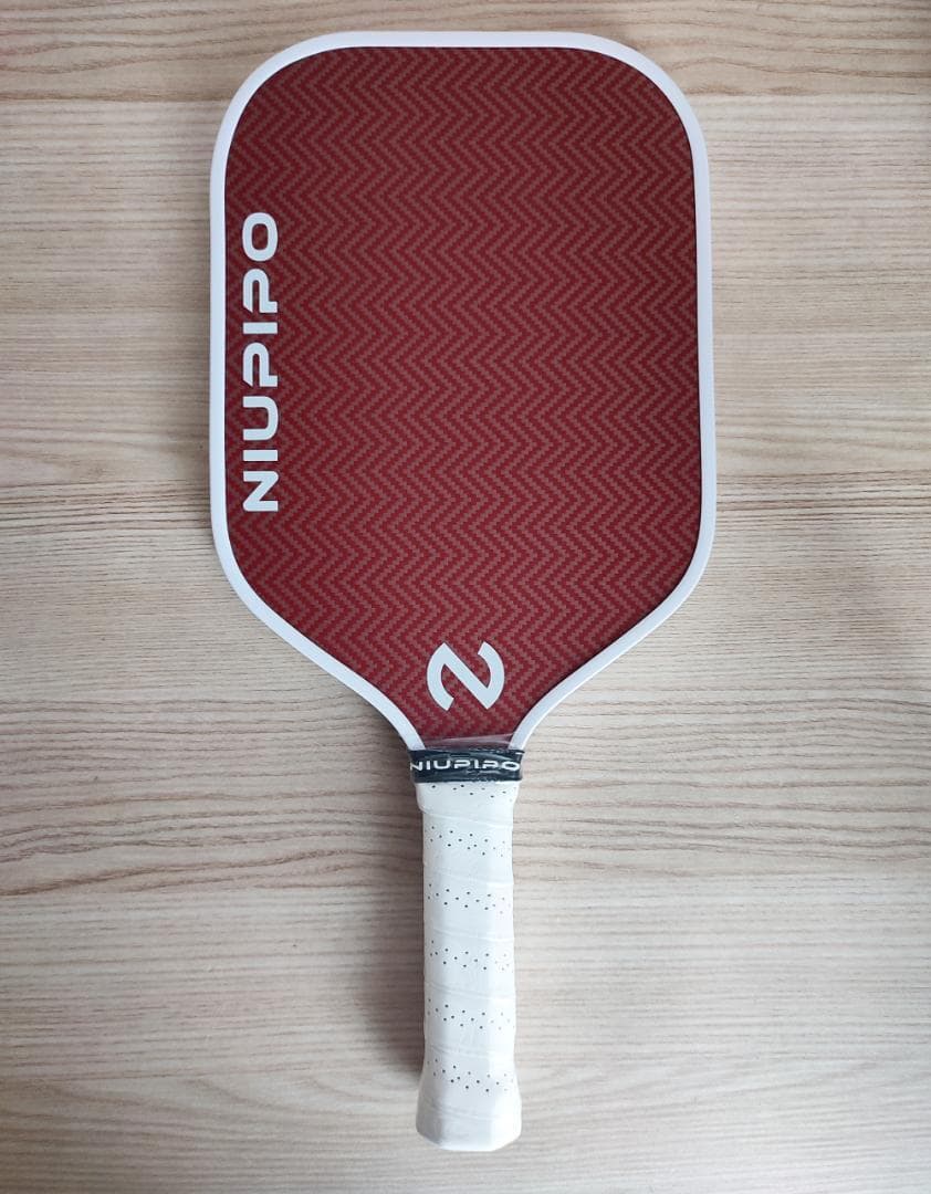 ピックルボール パドル NIUPIPO Kevlar ケブラー 赤い