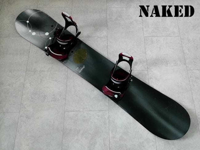NAKED MILWEL スノーボードセット 156 キスマーク ビンディング付
