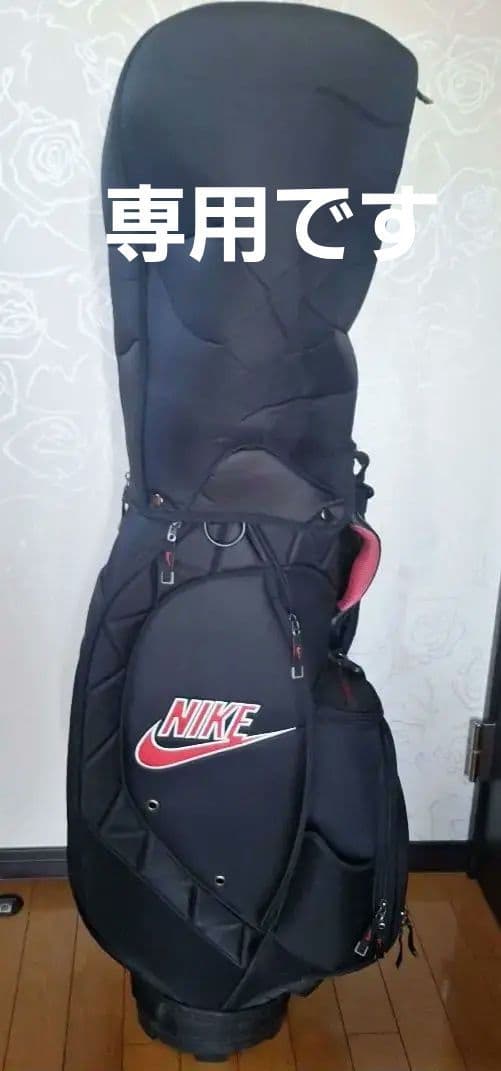 NIKE GOLF キャディバッグ ブラック×レッド
