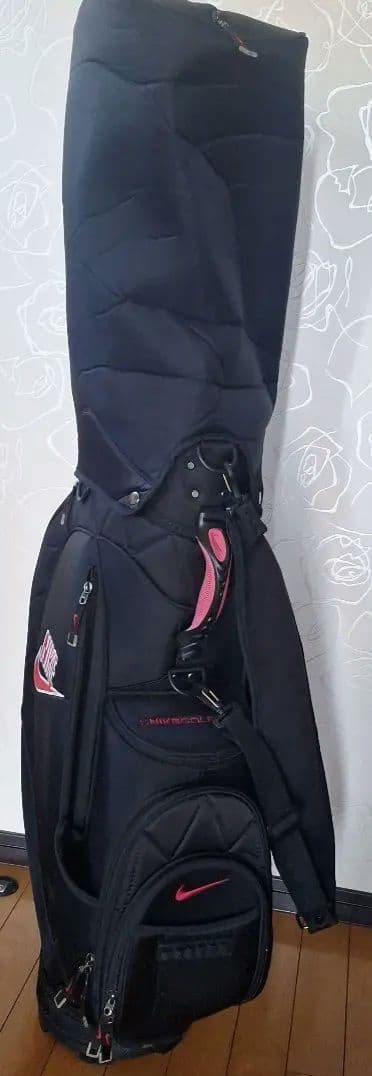 NIKE GOLF キャディバッグ ブラック×レッド