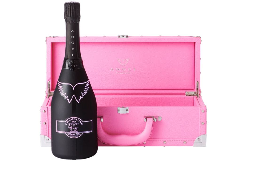 ANGEL CHAMPAGNE NV Brut HALO Pink 専用ケース付