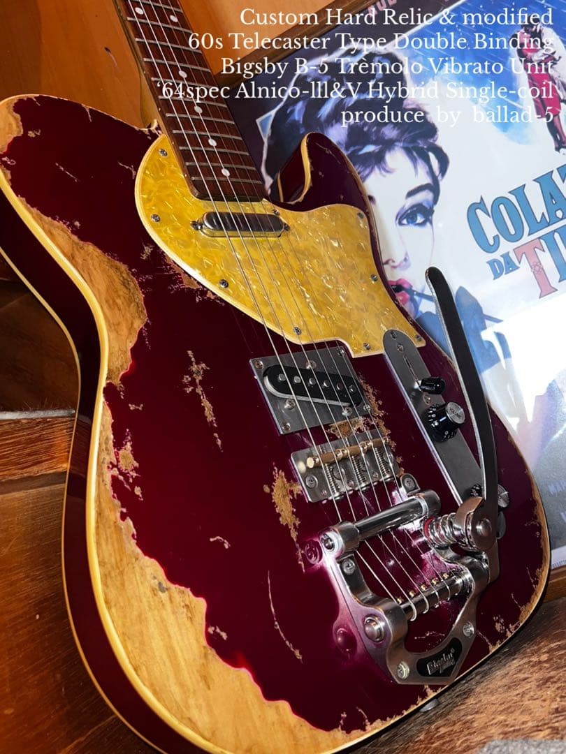 Samieto ハードレリックテレキャスタータイプ/ビグスビーB-5