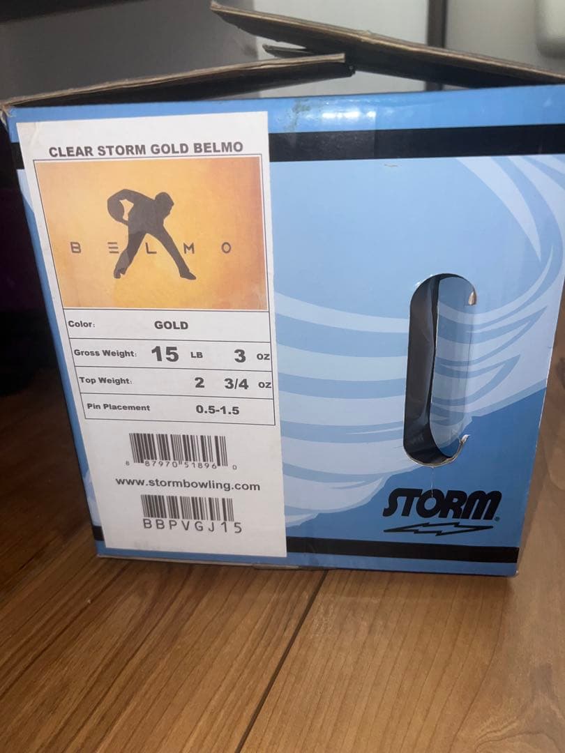 クリア・ストーム　ゴールドベルモ　ストーム　15ポンド　 ベルモ　スペアボール