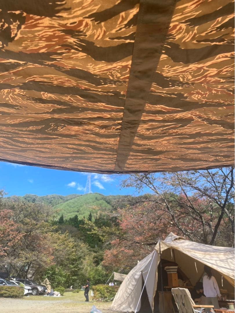 タイガーラモ　パップテント　ソロキャンプ