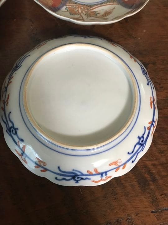 【古伊万里色絵中皿】