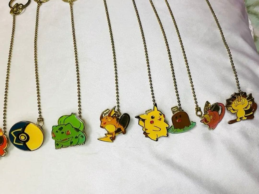 ポケモン キーホルダー 8個セット　レトロ