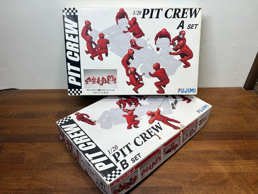 フジミ模型 1/20 ピットクルー Aセット&Bセット 2点セット 未使用