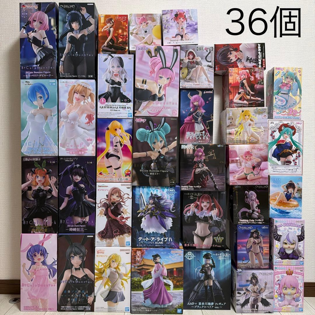 美少女系プライズフィギュア36個まとめ売り