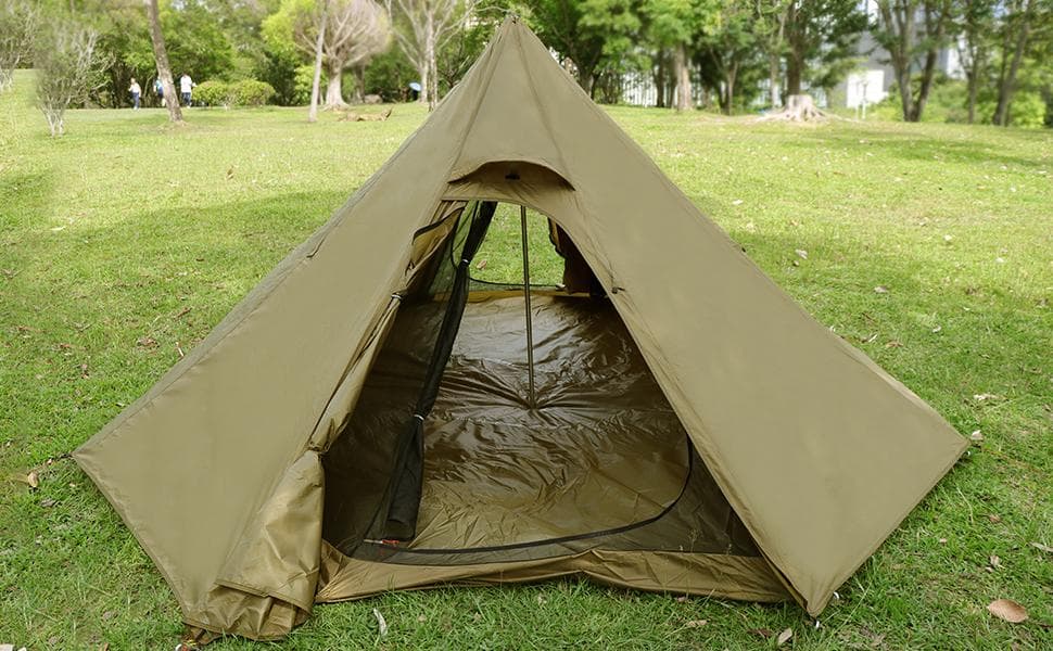 Beikemall ワンポール８角形ピラミッドテント