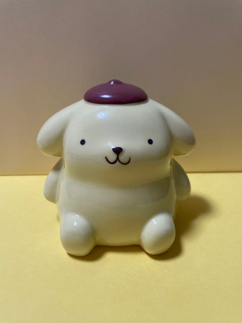 ポムポムプリン　陶器製 小物入れ　ペン立て　2000年製