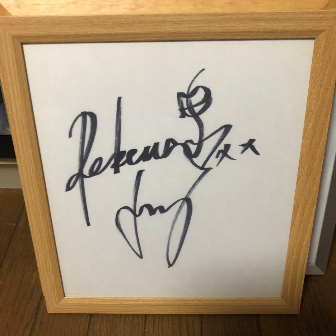 REBECCA nokko 直筆サイン色紙