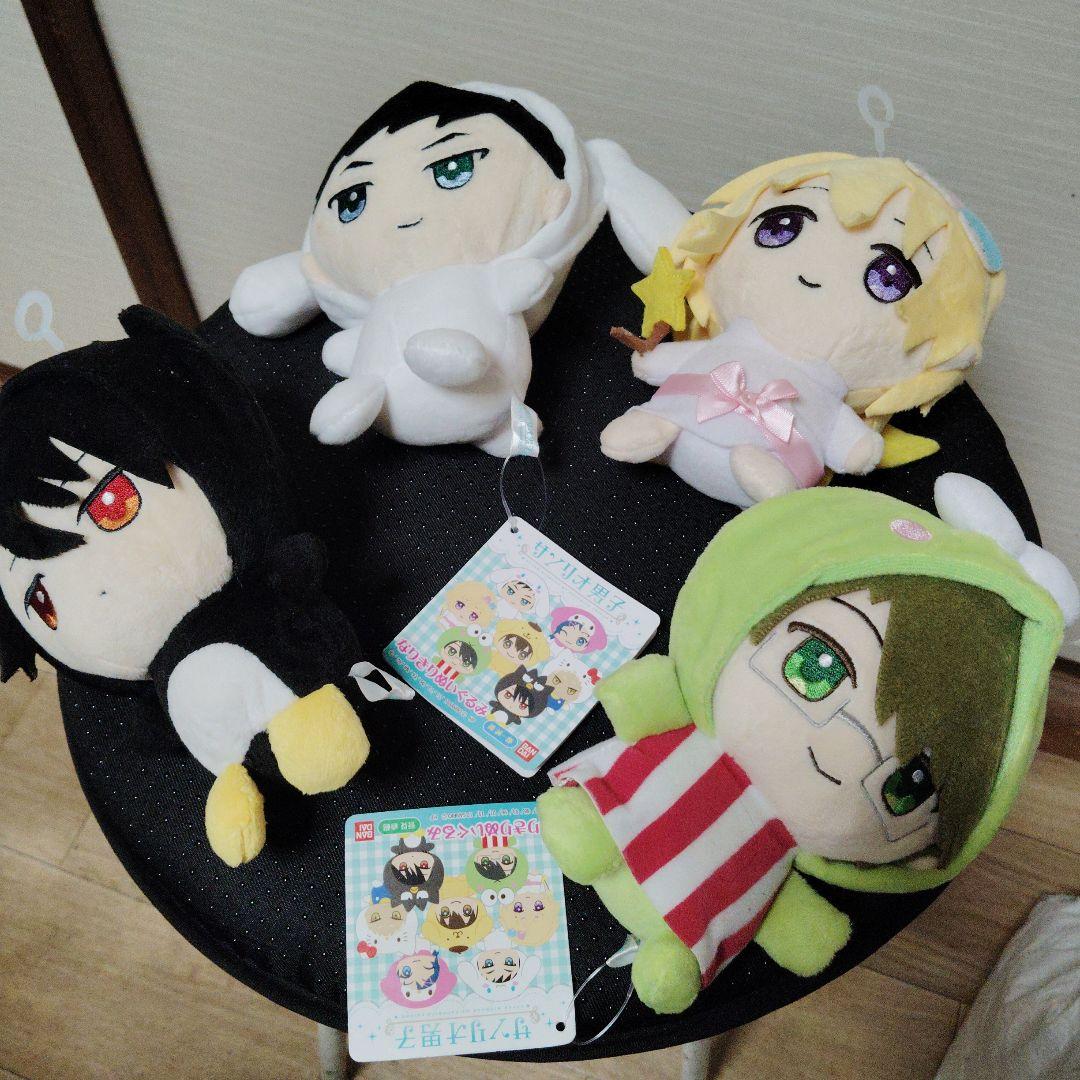 ぬいぐるみキャラクター4体セット