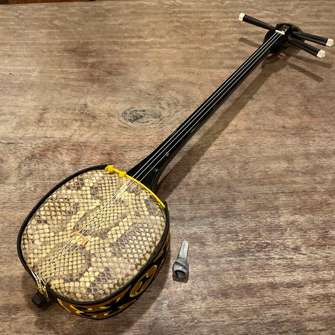 三線 本皮 強化張り 沖縄三線 本皮 強化張 琉球 沖縄 沖縄民謡 古典音楽