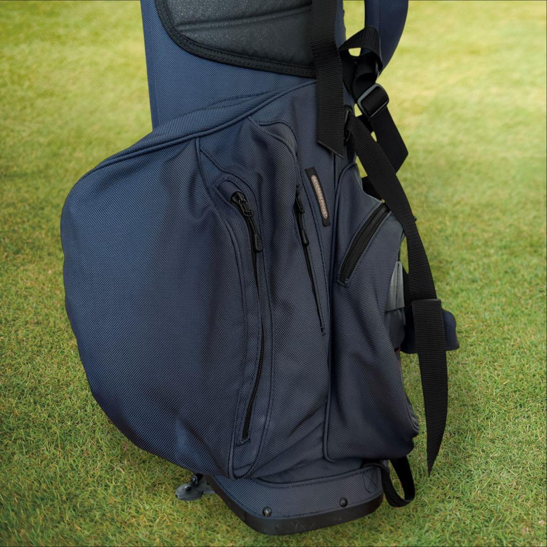 ブリーフィングゴルフ　ビームスゴルフ　キャディ バッグ　スタンド式　軽量　コラボ