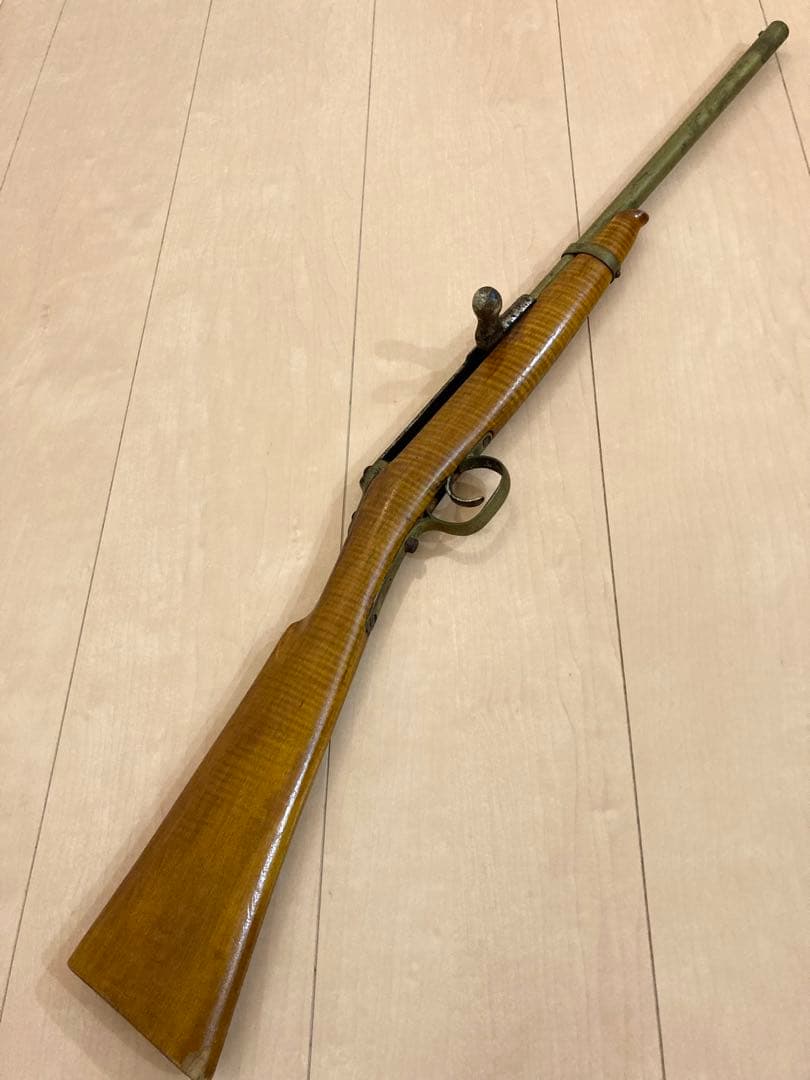 射的銃　バネ式　お祭り　縁日　アンティーク　ヴィンテージ　昭和レトロ　コルク銃