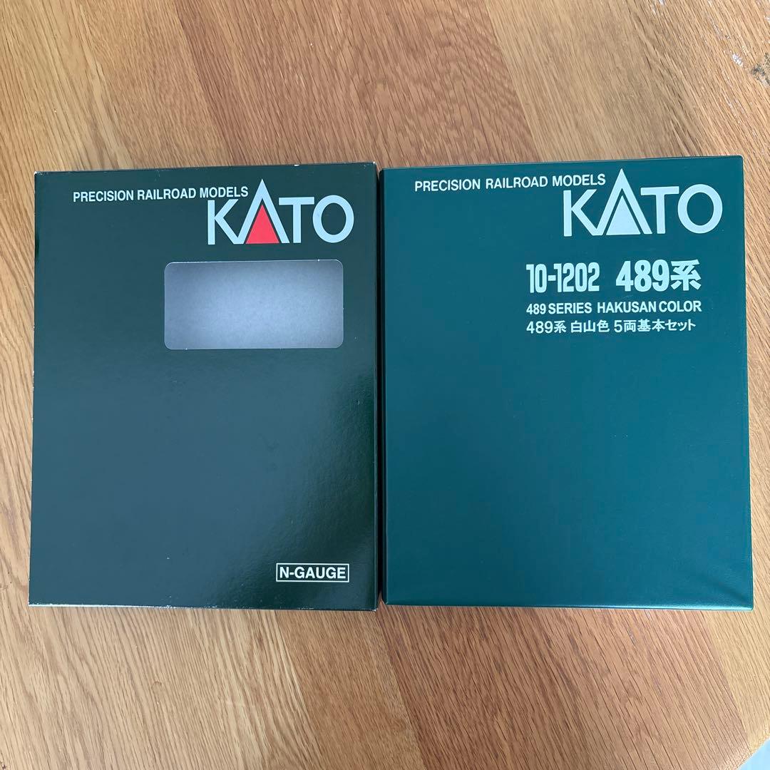 【新同】KATO 10-1202 489系 白山色４両基本セット③付属品未使用