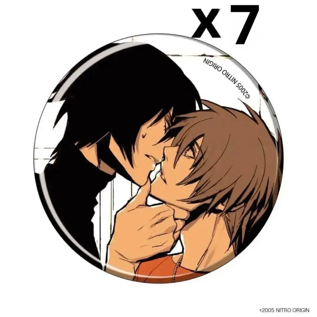 咎狗の血　eeoくじ　缶バッジ　D賞　シキ　アキラ　7点