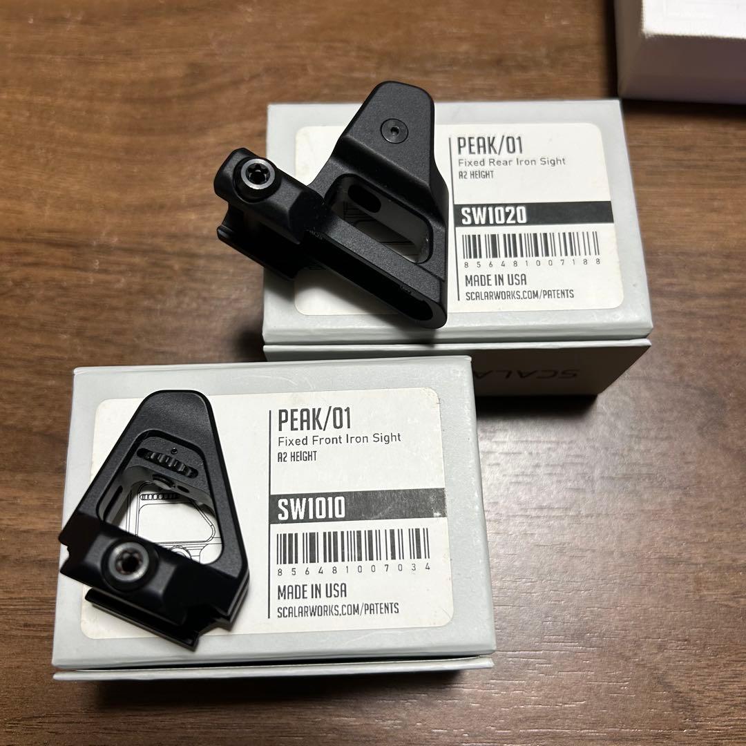 【実物】Scalarworks Peak/01 Iron Sight Set