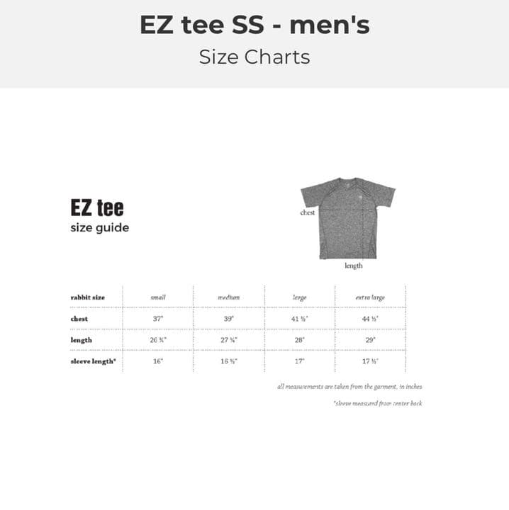 ウォーキング・ランニングウェア rabbit  /  EZ Tee Perf Short Sleeve