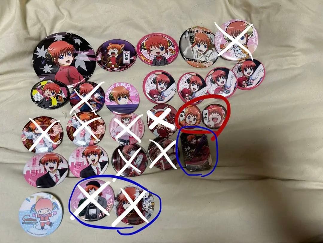 銀魂  神楽  缶バッジ