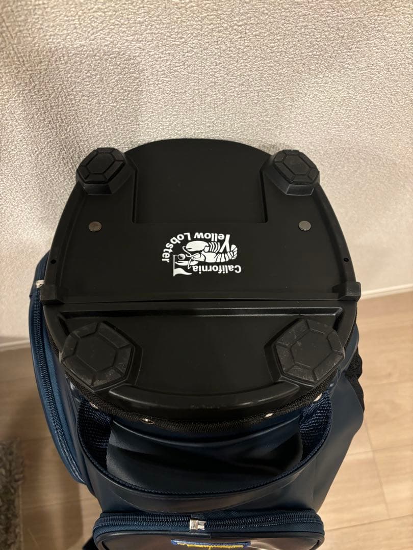 【ほぼ未使用】イエローロブスター　キャディバッグ　 yellow lobster