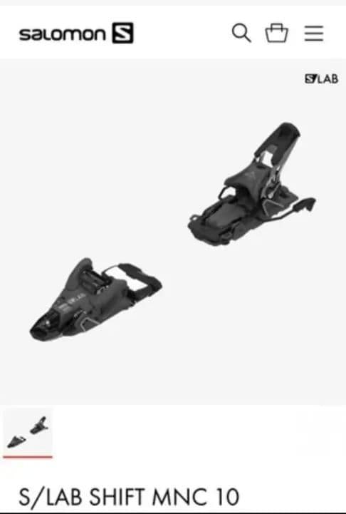 新品・未使用 S/LAB SHIFT MNC 10 ビンディング　100-120