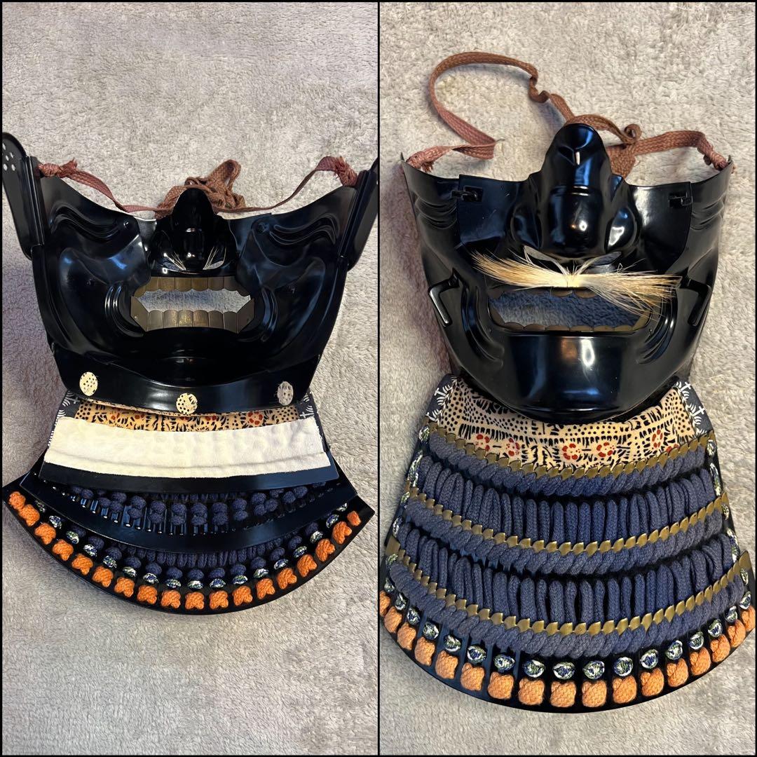 【美品•未着用】丸武工房製【現代 甲冑 等身大】鉄地黒胴当世具足 鎧 一式