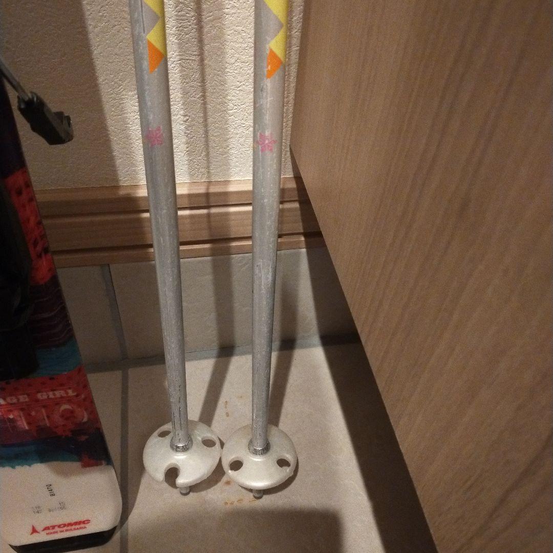 アトミック❤スキー4点セット　板110　靴17〜20cm