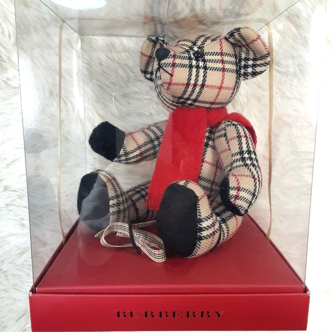 【美品】BURBERRY バーバリー ノバチェック ティディベア 上箱無し
