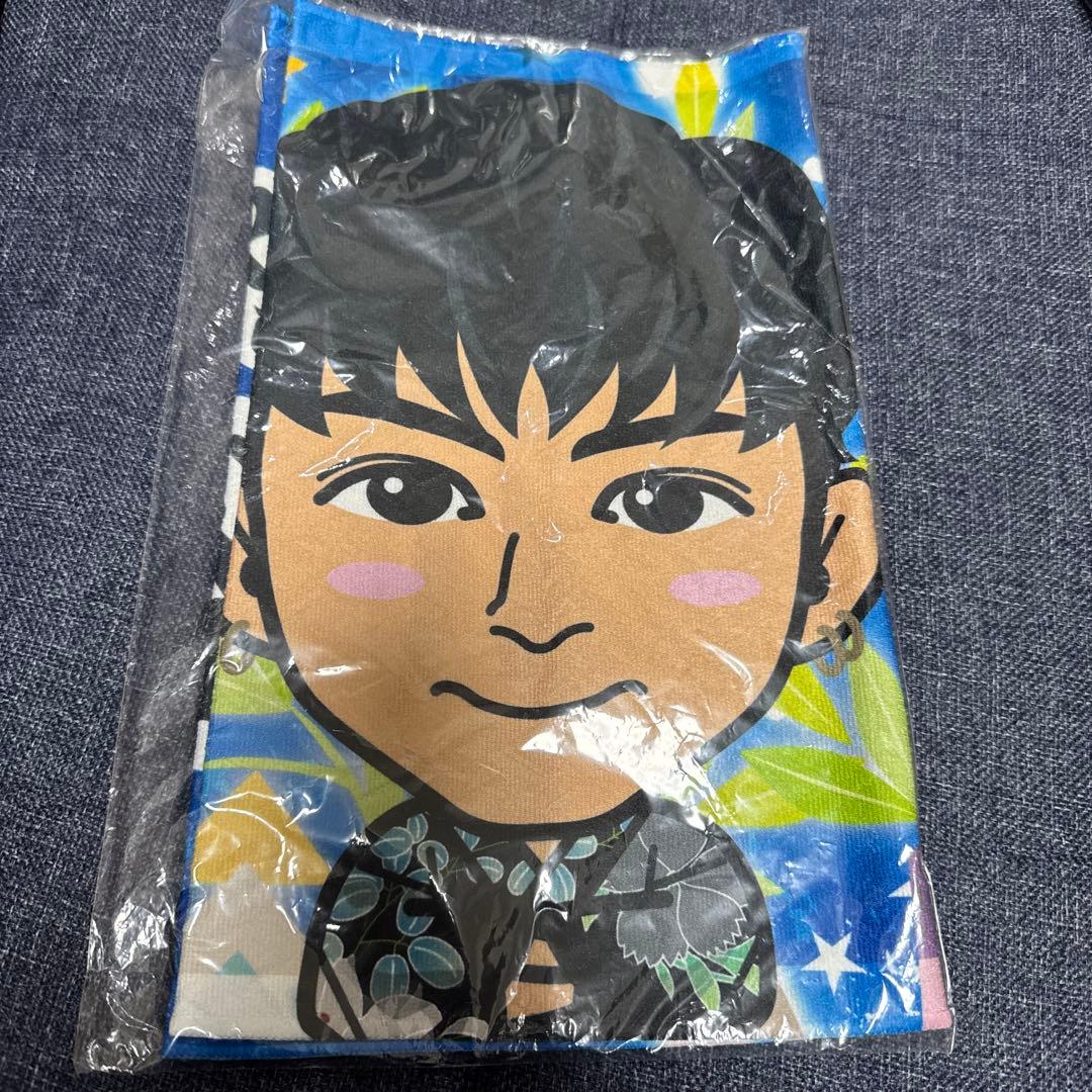 長谷川慎 フェイスタオル 七夕