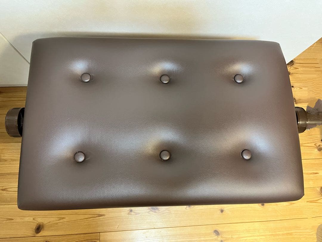 【美品】KAWAI ピアノ椅子 ウォルナット　高さ調整可能