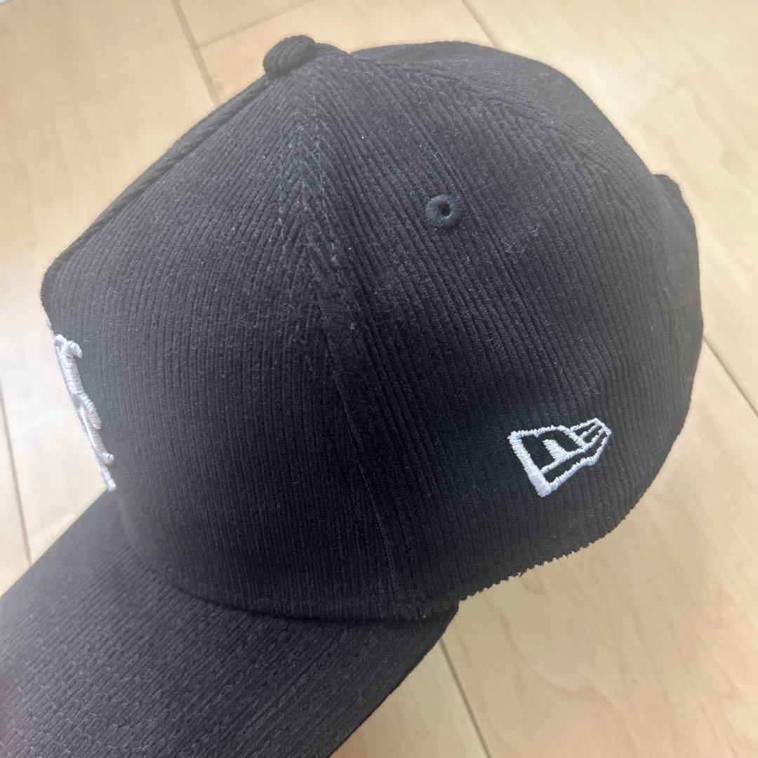 【激レア】NEWERA ニューヨークメッツA-frame 黒 コーデュロイ