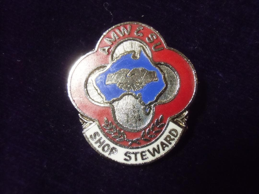 ＡＵオーストリアの勲章/徽章＊ＡＭＷ＆ＳＵ労働組合バッジ（実物）