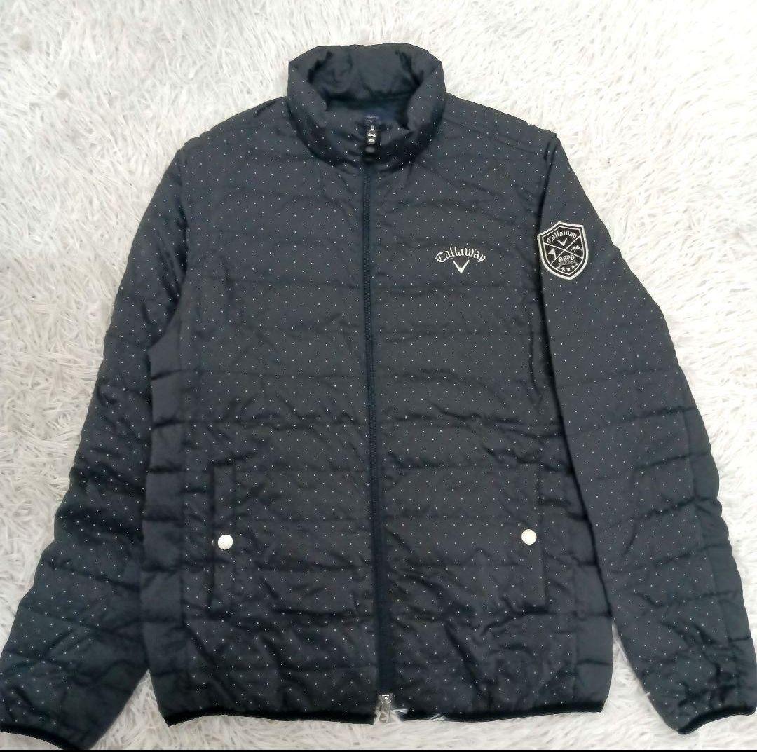 Callaway キャロウェイ　ダウン　２way　メンズ　ドット柄　M